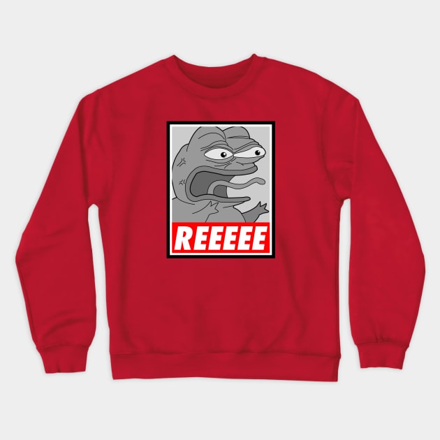 REEEE-SHIRT Crewneck Sweatshirt by Dripsha